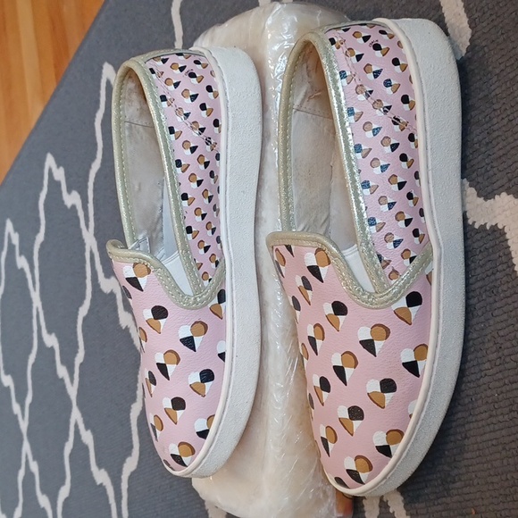Coach Pink/Blush Heart Slip on Sneakers Women's 7 - Picture 8 of 16